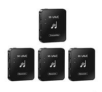 Lioaeust Auriculares inalámbricos, Bluetooth inalámbrico de retorno de oído 2.4G sistema de monitor intrauditivo inalámbrico receptor transmisor recargable (E)