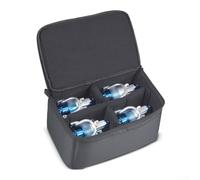 Lioaeust Bolsa de aparejos de diseño inteligente perfectamente adecuada para mantener tu equipo de pesca limpio y accesible, como lo muestra la imagen, 4grids