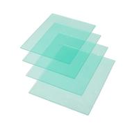 Lioaeust Cubierta protectora de soldadura, 10 placas de lente transparentes para casco de soldadura, reemplazo de lente protectora de soldadura (120 x 95 mm)