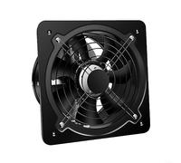 Lioaeust Extractor de ventilación industrial, ventilador de escape axial de 4 pulgadas para el hogar, baño, garaje, almacén