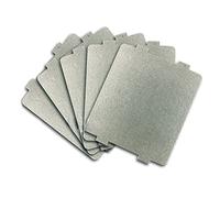 Lioaeust Placa de mica para microondas, hoja de mica universal para microondas, guía de ondas, 9,9 x 10,8 cm (5 unidades)