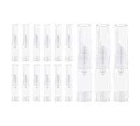 Liobelon 15 botellas de bomba sin aire de 5 ml, tarros vacíos recargables sin aire, dispensador de tamaño de viaje, botella de crema de ojos al vacío, mini botellas de viaje para loción, artículos de