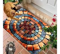 Liocwocne 2026 New Optical Illusion Rug, 3D Rugs Illusion, Rug That Looks Like A Hole for Indoor and Outdoor Entrance, Startled Cats and Dogs, They Backed Away(B,50 * 80cm)