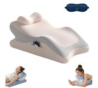 Liocwocne 2026 New Sweet Spot Pillow, 27° Angle Wedge Cushion with Phone Pocket, Multifunctional Ergonomic Pillow for Lying on Your Back, Side, Stomach or Back Cushion(F,with Pillow)