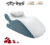 Liocwocne Getvireon Vireon Sweet Spot Pillow, 27 Position Sex Cushion, Memory Foam Wedge Pillow for Bed Adult, Experienced Better Support & Alignment, Keep The Passion Going All Night(K,No Blanket)