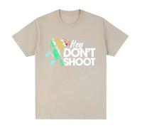 LIOEUE Camiseta ARC Raiders “Hey Don‘t Shoot” | Eslogan Humorístico del Videojuego En Algodón Premium, Top Unisex-5||s