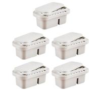 Lioggyet 5X Cubo de Lavado de Cepillos Lavabo de Cepillo de Pintura de Usos MúLtiples con Soporte de Cepillo de de Arte Suministros de Arte Herramienta de Lavado de Cepillo