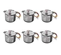 Lioggyet 6X 50Ktyz Ac220V 10W 0.5A 2.5R / Min Iman Permanente Motor Sincrono Motor de Reduccion de Engranaje Ac Cw/Ccw