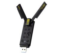 Lioggyet Actualización de la Tarjeta de Red Inalámbrica Tribanda WiFi7 BE6500 Transceptor Tarjeta de Red Inalámbrica WIFI7 Amplificador de Wi-Fi de 2,4/5/6 GHz