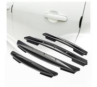 lioidres 4 Protectores de Bordes de Puerta de Coche para Hyundai Kona EV 2019+ Fibra Carbono Tiras Decorativas antiarañazos protección