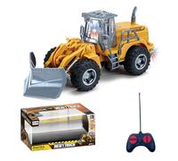 LioMaxi 1:32 vehículos de construcción teledirigidos juguete,con luces intermitentes,completamente funcional Mando a distancia,Tractor excavadora Juguetes para niños,para regalos para niños