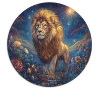 Lion 1000 Piece Jigsaw Puzzle For Adults Educational Games Stress Relief Puzzle Exercise The Memory of The Brain for Men, Women, Elders, Seniors 1000pcs (67.5x67.5cm)