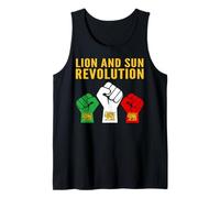 Lion and Sun Revolution Persa Heritage Puños Elevados Protes Camiseta sin Mangas