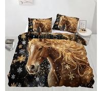 Lion Bedding - Funda de edredón tamaño King, diseño de gatos naranjas, tamaño King, funda de edredón de animales africanos con 2 fundas de almohada, decoración de dormitorio y cierre de cremallera
