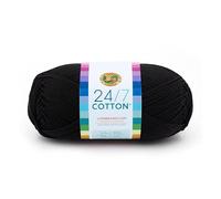 Lion Brand 24/7 Cotton Yarn-Black