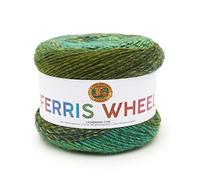 Lion Brand Yarn Hilo, acrílico, Verde (Evergreen), One skein, 247