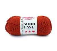 Lion Brand - Hilo de lana peinado para hacer punto, ganchillo y manualidades, 1 paquete, naranja (Koi)