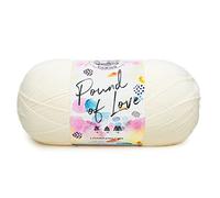 Lion Brand Pound of Love Baby Yarn-Antique White