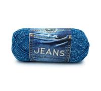 Lion Brand Yarn 505-109 Jeans Yarn, Stonewash, Acrílico, Lavado a la Piedra, 17.78 x 7.62 x 7.62 cm, 99