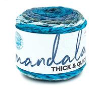 Lion Brand Yarn 528-200 Mandala Thick & Quick - Ovillo de lana, color laberinto