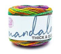 Lion Brand Yarn 528-201 - Ovillo de lana Mandala Thick & Quick, remolino