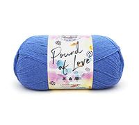 Lion Brand Yarn 550 - 099B, Libra de amor hilo, Azul (Denim)