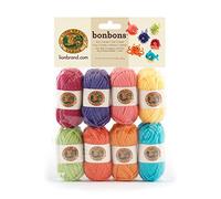 Lion Brand Yarn Company 1 Pieza Bonbons, Brillantes, Multicolor