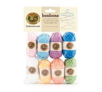 Lion Brand Yarn Company 1 Pieza Bonbons, Pasteles, Multicolor