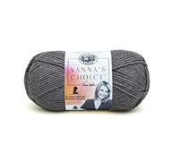 Lion Brand Yarn Company 1 Pieza Hilo Vanna's Choice, Gris carbón
