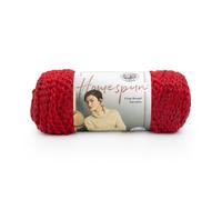 Lion Brand Yarn Company 1 Pieza Homespun, Manzana de Caramelo, Rojo/Blanco
