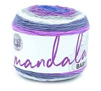 Lion Brand Yarn Company 526-210 Mandala Baby Yarn, Luna Mágica, una madeja