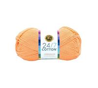 Lion Brand Yarn Company 761-132 - Hilo de algodón 24/7, color crema, talla única