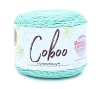 Lion Brand Yarn Company Hilo Coboo, algodón, liquen
