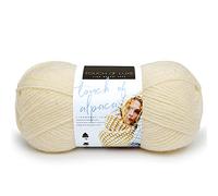Lion Brand Yarn Company Hilo Touch of Alpaca 674-098, crema, una madeja