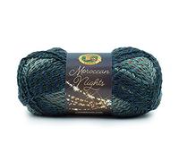 Lion Brand Yarn Company Moroccan Nights Hilo, acrílico, Escarabajo, Talla única, 250
