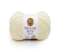 Lion Brand Yarn Feels Like Butta - Hilo de poliéster, limón, talla única