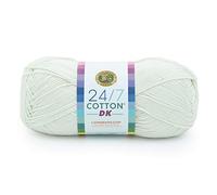Lion Brand Yarn - Hilo de algodón, crema, 1 paquete