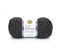 Lion Brand Yarn Hilo de algodón Dk 24/7, cielo nocturno