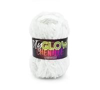 Lion Brand Yarn Hilo de chenilla brillante DIY, perla