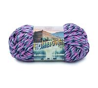 Lion Brand Yarn Hometown, hilo supervoluminoso para tejer, ganchillo y manualidades, Jacksonville Taffy, 1 paquete