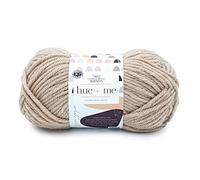 Lion Brand Yarn Hue+Me - Hilo de mezcla de lana suave y voluminoso para tejer, ganchillo y manualidades, desierto, 1 paquete