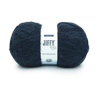 Lion Brand Yarn Jiffy Bonus Bundle - Ovillo de hilo, 1 unidad, índigo profundo