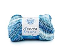 Lion Brand Yarn Landscapes Breeze - Ovillo de lana, color azul