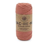 Lion Brand Yarn Mac-Re-Me Hilo, Algodón, Cinnabar, 7oz/200g77yd/70m