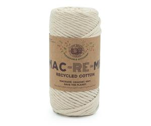 Lion Brand Yarn Mac-Re-Me - Hilo de macramé para manualidades, mineral