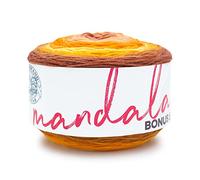 Lion Brand Yarn Paquete de bonificación de Mandala Hilo, Acrílica, Elektro