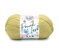 Lion Brand Yarn Pound of Love, Hilo económico, hilo grande para tejer y ganchillo, hilo de manualidades, paja