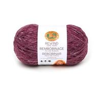 Lion Brand Yarn Rewind - Hilo de cinta voluminosa para tejer y ganchillo, situación actual, 1 paquete
