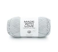 Lion Brand Yarn Tom Daley-El Cottony One Hilo, Mezcla de algodón, Medalla de Plata, 1 pack