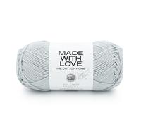 Lion Brand Yarn Tom Daley - The Cottony One Yarn - Paquete de 1 medalla de plata